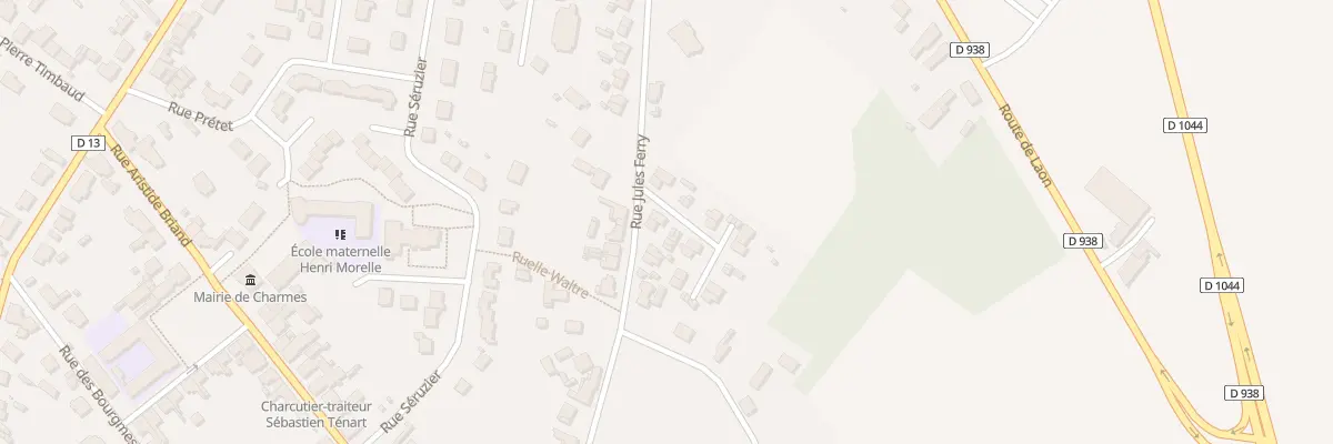 Plan du 6B Rue Jules Ferry à Charmes