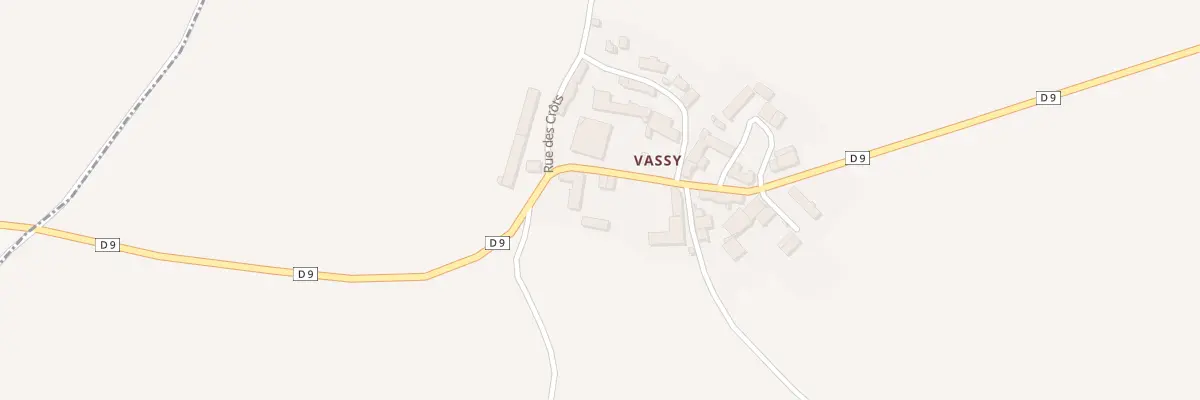 Plan du 119 Vassy aux Hauts de Forterre