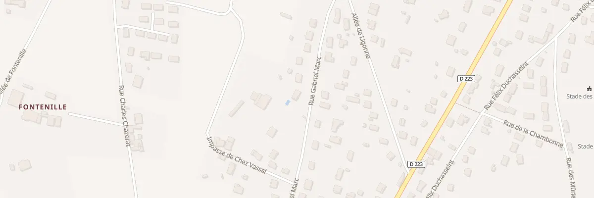Plan du 37 Rue Gabriel Marc à Lezoux
