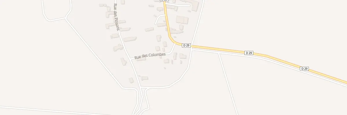 Plan du 1 Rue des Colombes à Perceneige