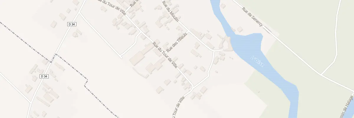 Plan du 9 Rue du Tour de Ville à Berthenicourt