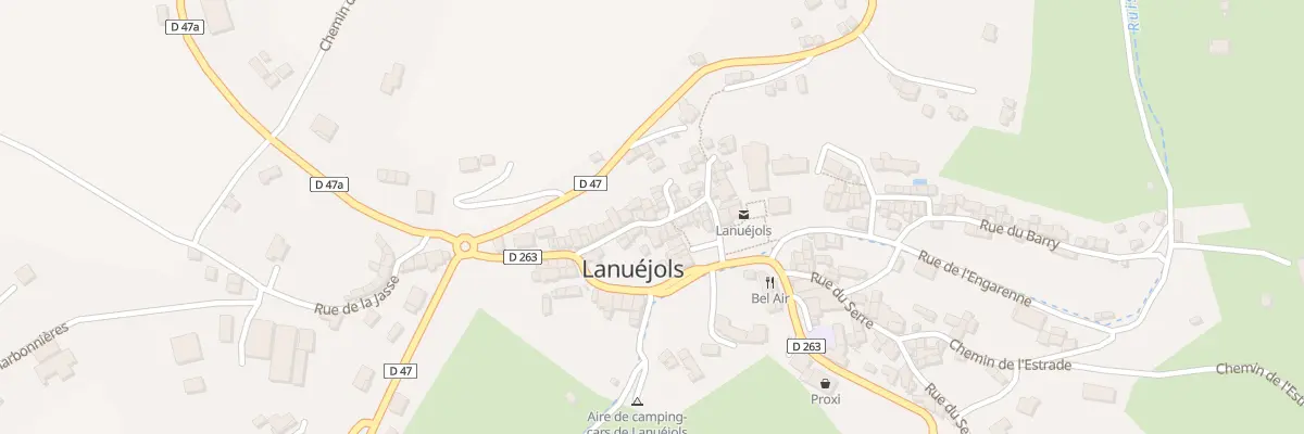 Plan du 5065 Le Village à Lanuéjols