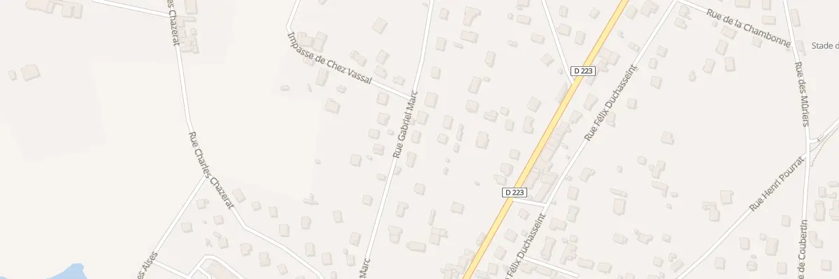 Plan du 16B Rue Gabriel Marc à Lezoux