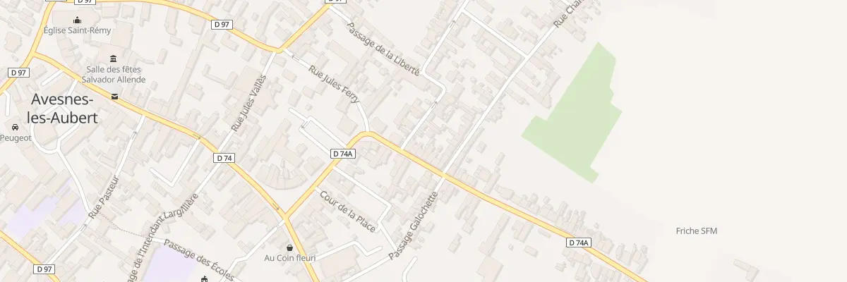 Plan du 14 Rue Henri Barbusse à Avesnes-les-Aubert