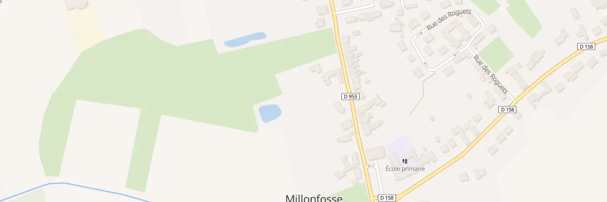 Plan du 60 Rte d’Hasnon à Millonfosse