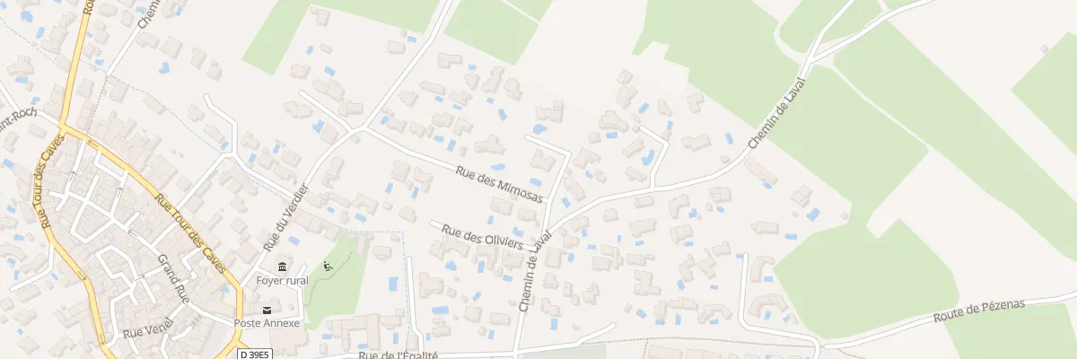 Plan du 2 Imp des Pins à Tourbes