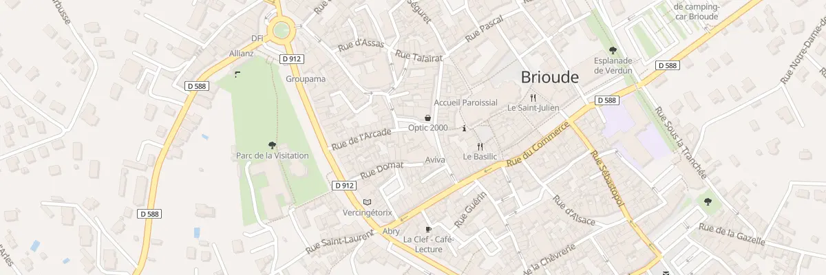 Plan du 15 Rue du Quatre Septembre à Brioude