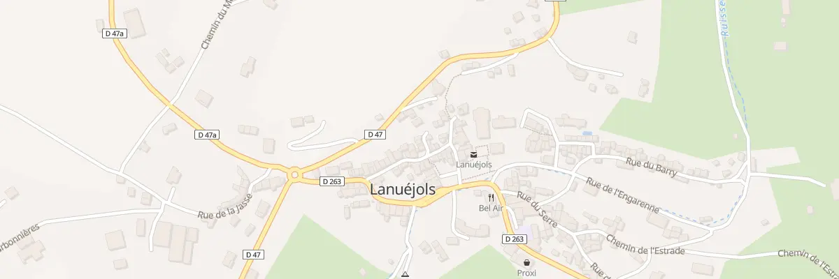 Plan du 5066 Le Village à Lanuéjols