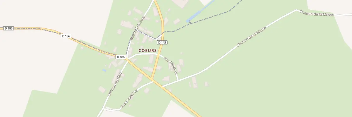 Plan du 64 Coeurs à Marcy