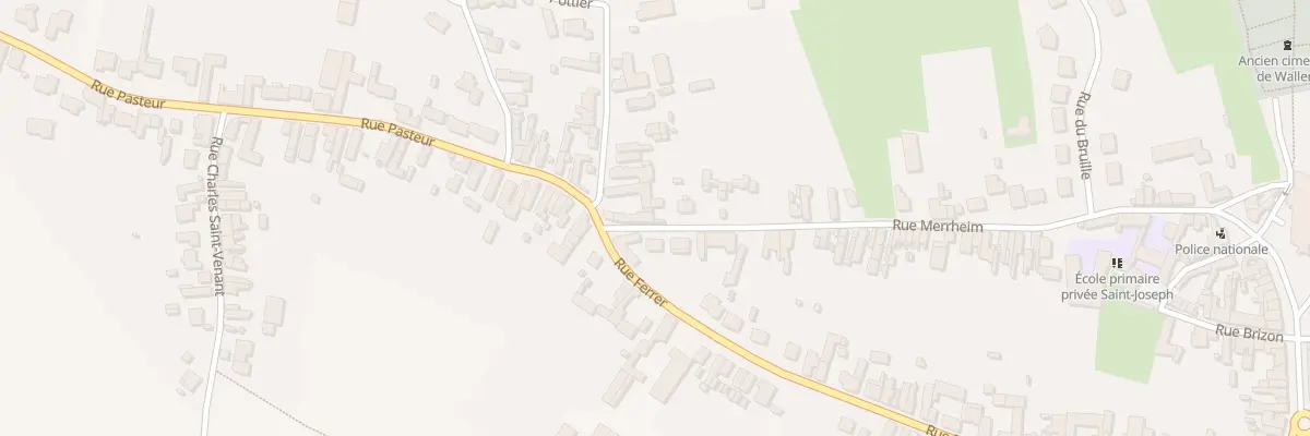 Plan du 32 Rue Merrheim à Wallers