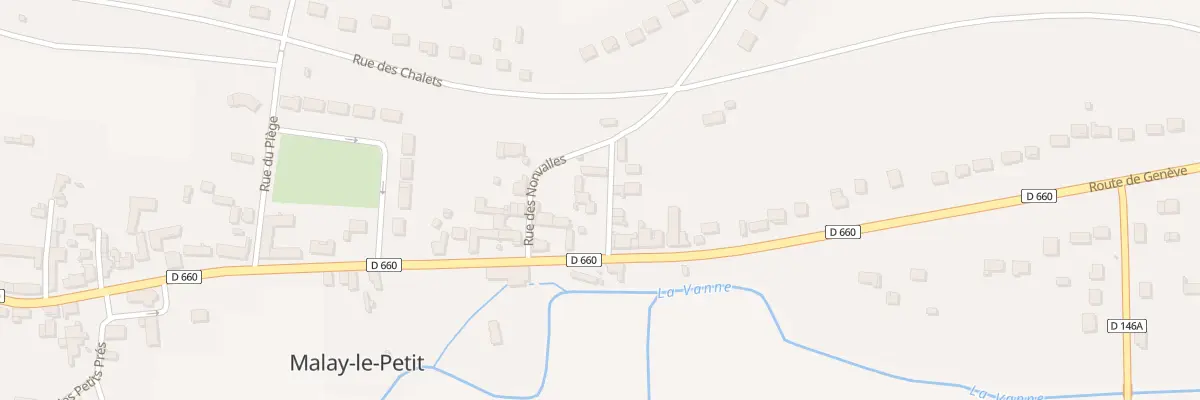 Plan du 1 Rue des Mulets à Malay-le-Petit