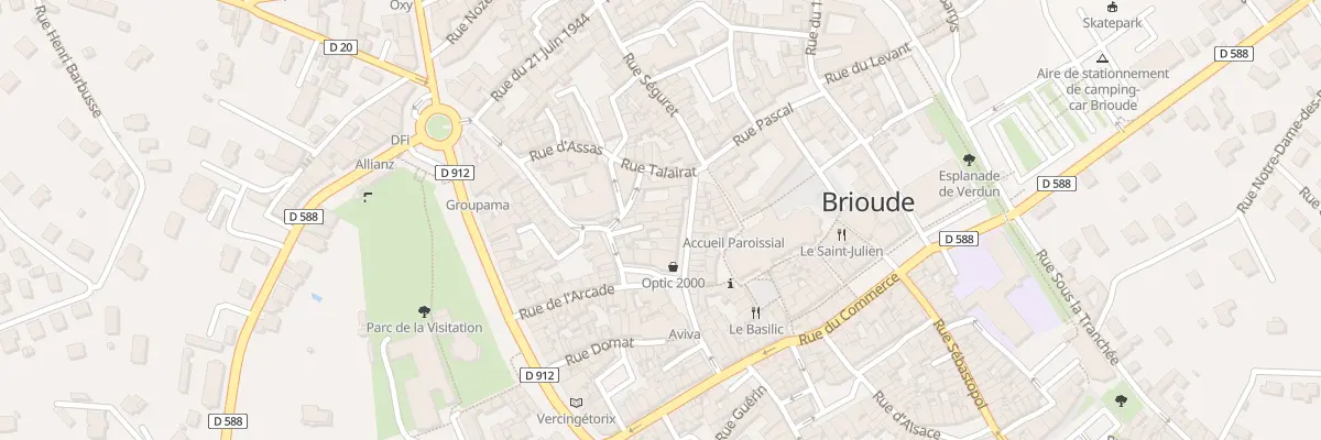 Plan du 33 Rue du Quatre Septembre à Brioude