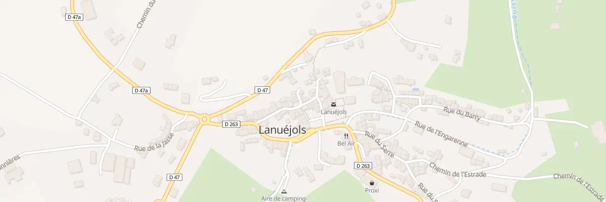 Plan du 5385 Le Village à Lanuéjols