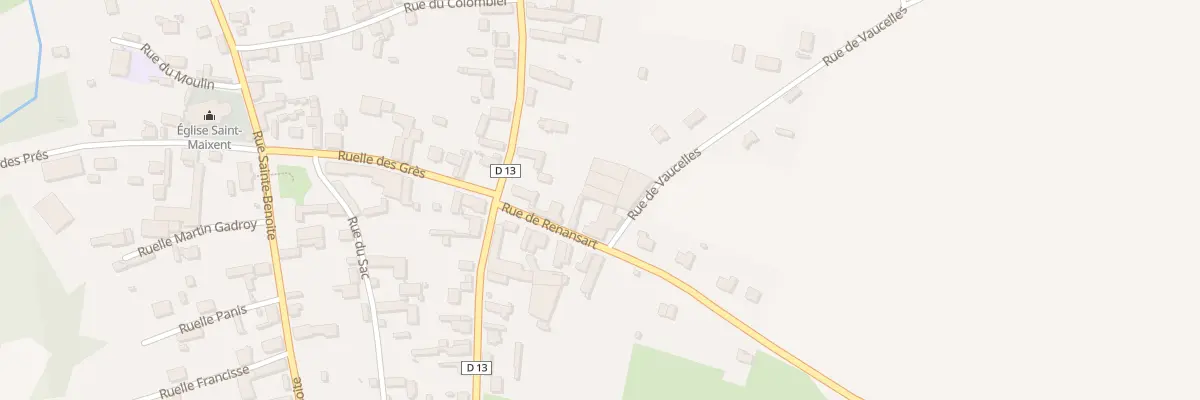 Plan du 1 Rue de Renansart à Brissy-Hamégicourt