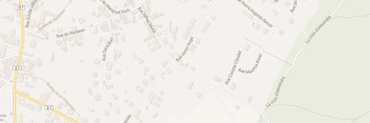 Plan du 21 Rue Alfred Mulot à Saint-Gobain