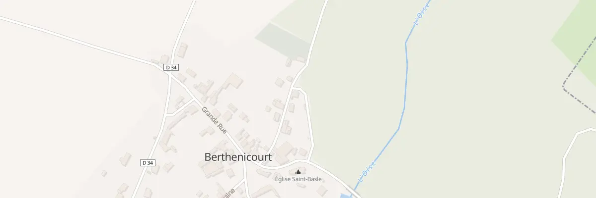 Plan du 6 Rue du Cimetière à Berthenicourt