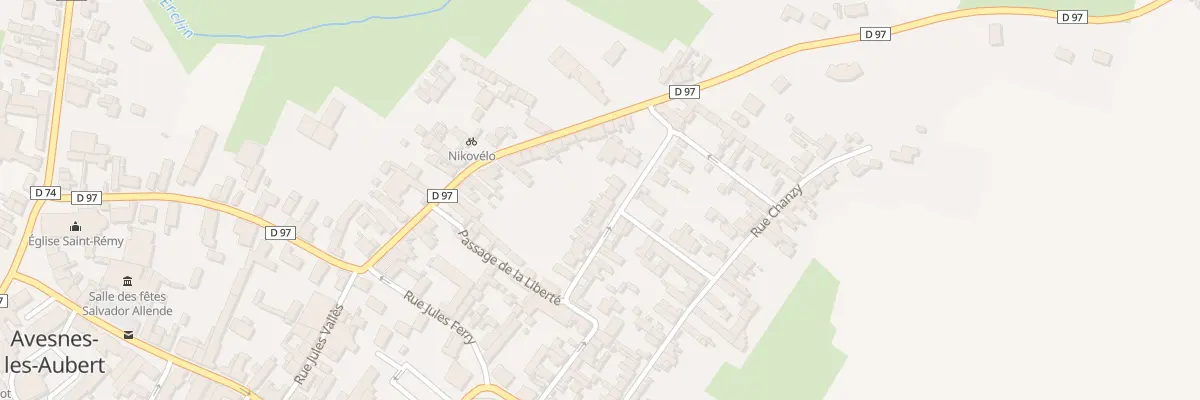 Plan du 16 Rue Gambetta à Avesnes-les-Aubert