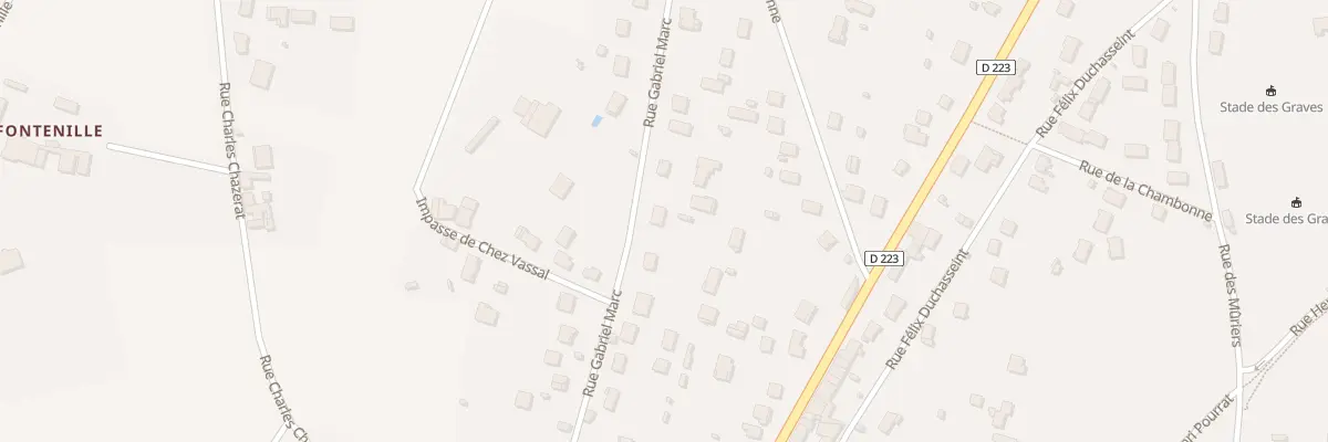 Plan du 26 Rue Gabriel Marc à Lezoux