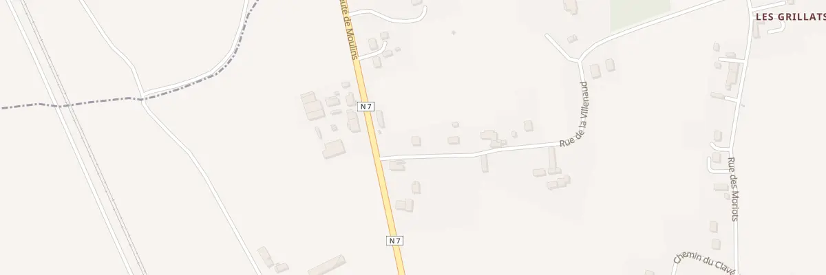 Plan du 9001 Rte de Moulins à Varennes-sur-Allier