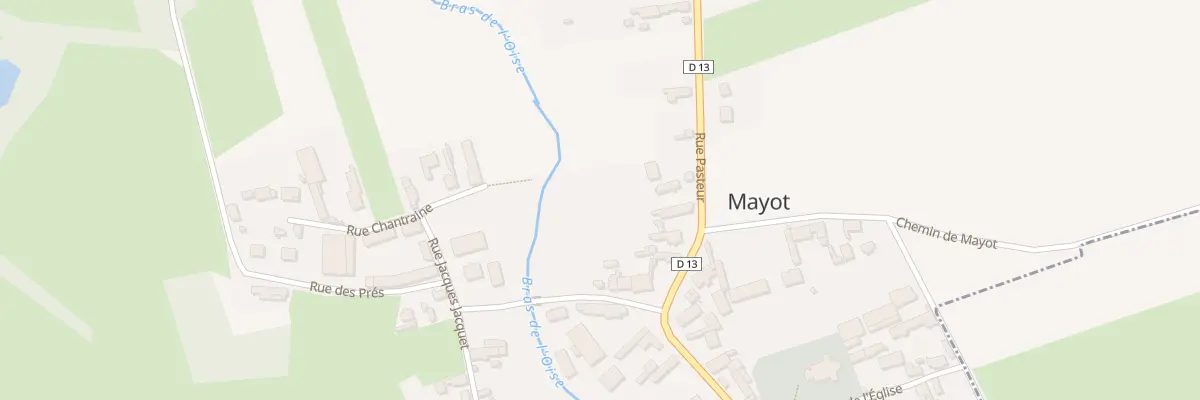 Plan du 33 Rue Pasteur à Mayot