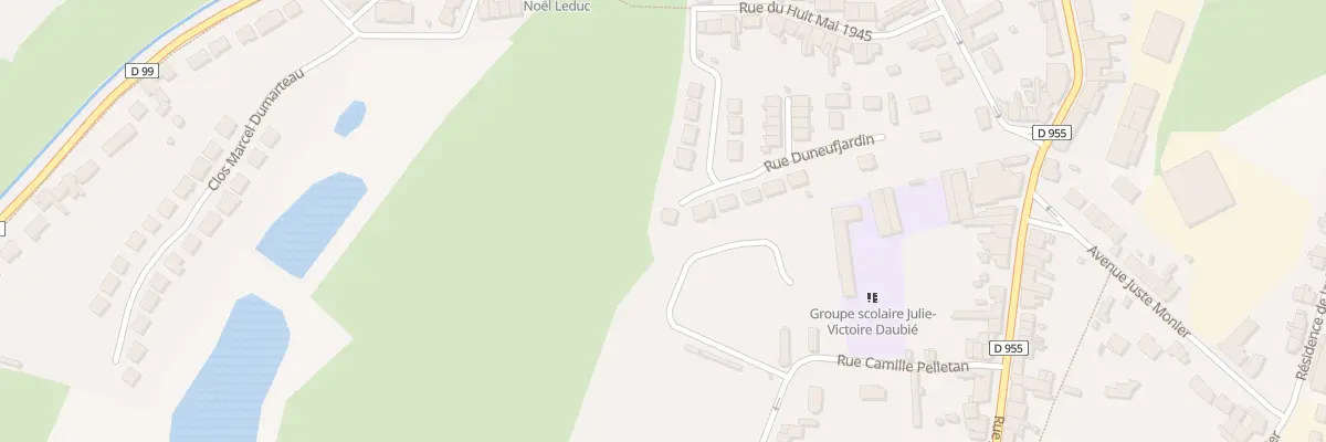 Plan du 12 Rue Duneufjardin à Hasnon