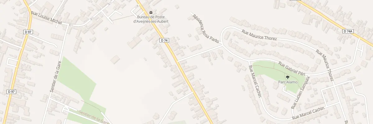 Plan du 64 Rue Sadi Carnot à Avesnes-les-Aubert