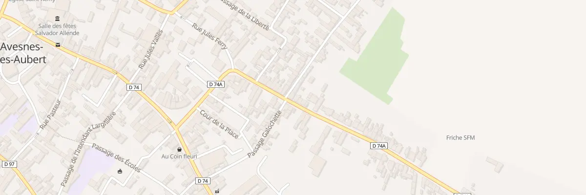 Plan du 28 Rue Henri Barbusse à Avesnes-les-Aubert