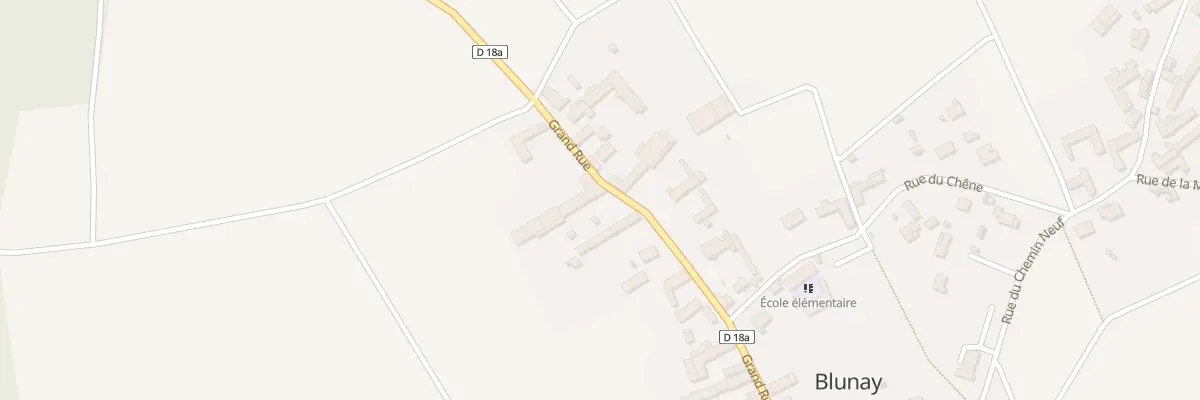 Plan du 4 Gr Grand Rue de Blunay à Melz-sur-Seine