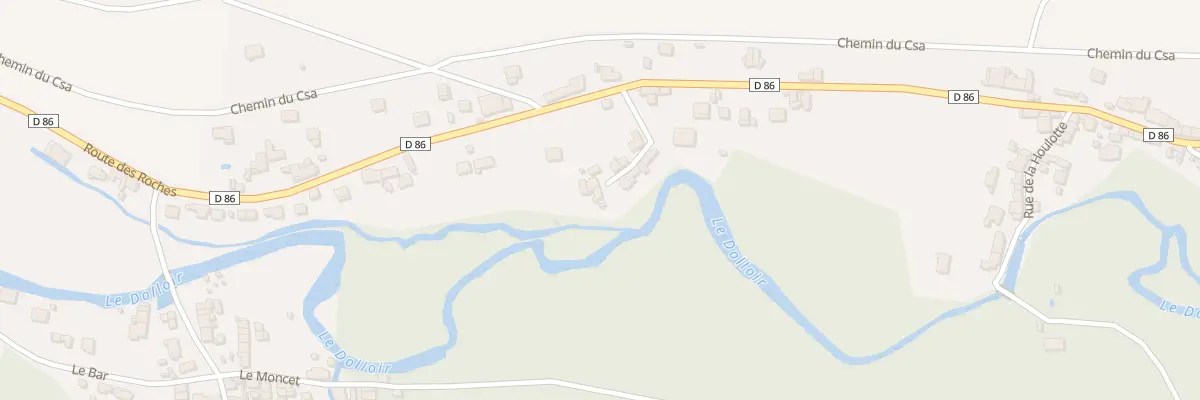 Plan du 40 Rte des Roches à Chézy-sur-Marne