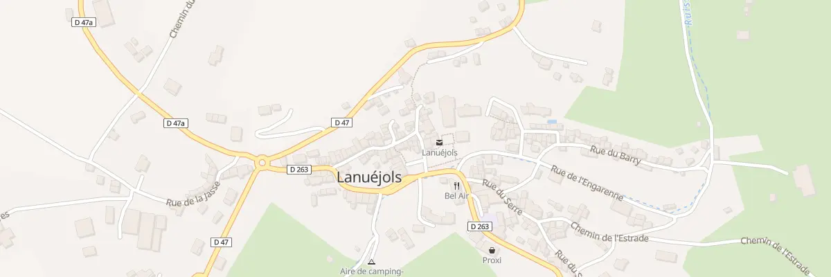Plan du 5084 Le Village à Lanuéjols