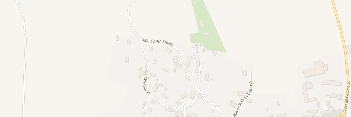 Plan du 5 Rue du Pré Marais à Grand-Rozoy
