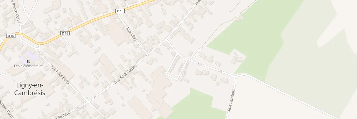 Plan du 6 Rue Lambert à Ligny-en-Cambrésis