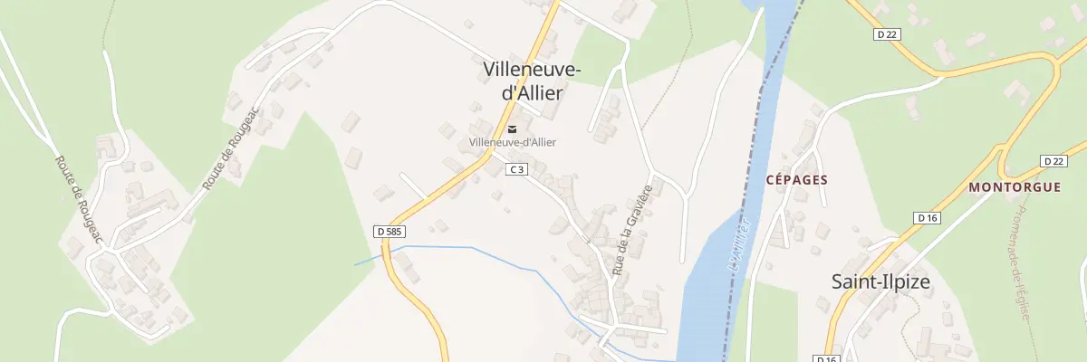 Plan du 5056A Le Bourg à Villeneuve-d’Allier