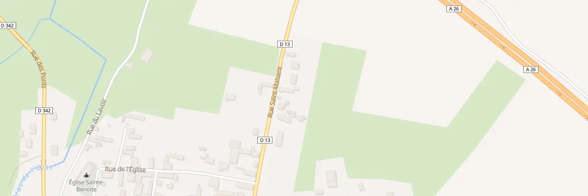 Plan du 3 Rue Saint Maixent à Brissy-Hamégicourt