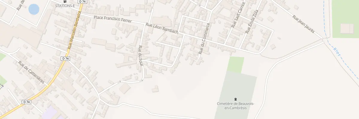 Plan du 9 Rue de l’Avenir à Beauvois-en-Cambrésis