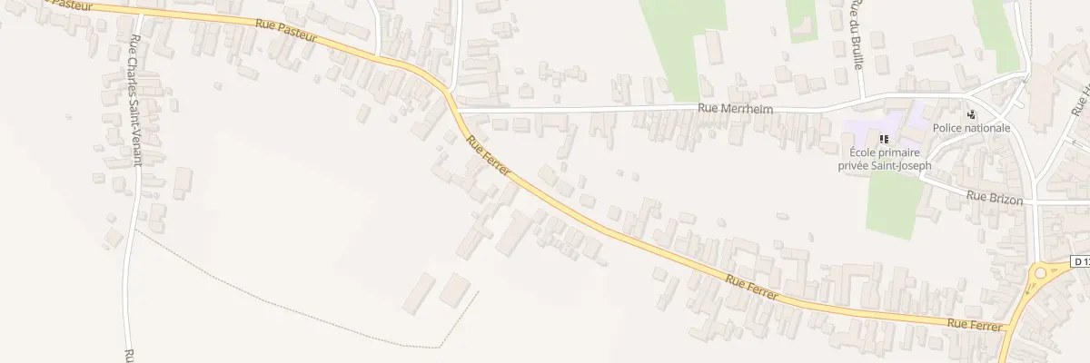 Plan du 68 Rue Ferrer à Wallers