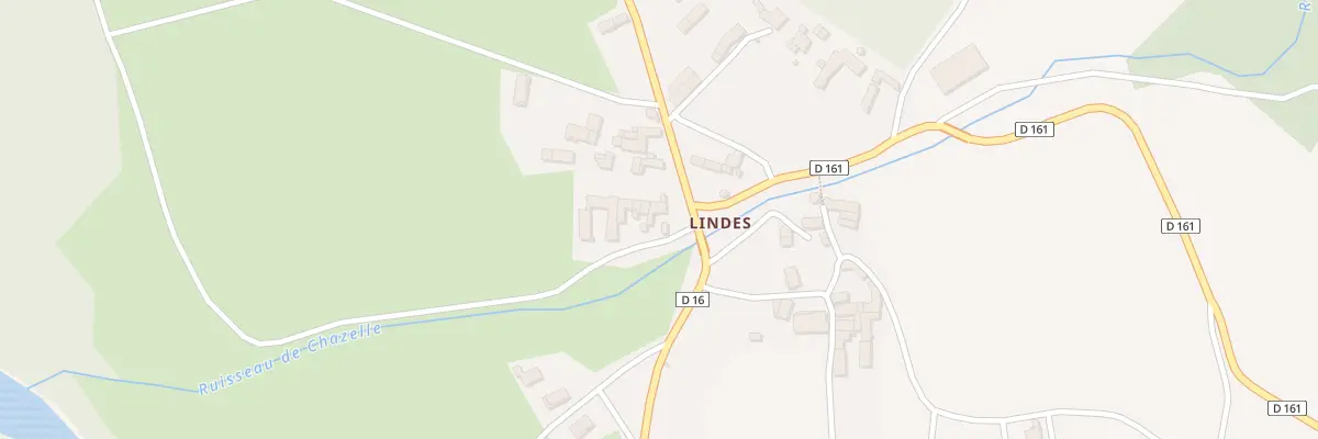 Plan du 5065 Lindes à Azérat