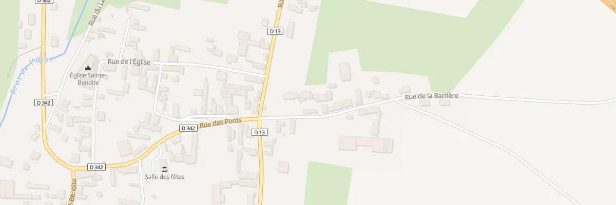 Plan du 1B Rue de la Barrière à Brissy-Hamégicourt