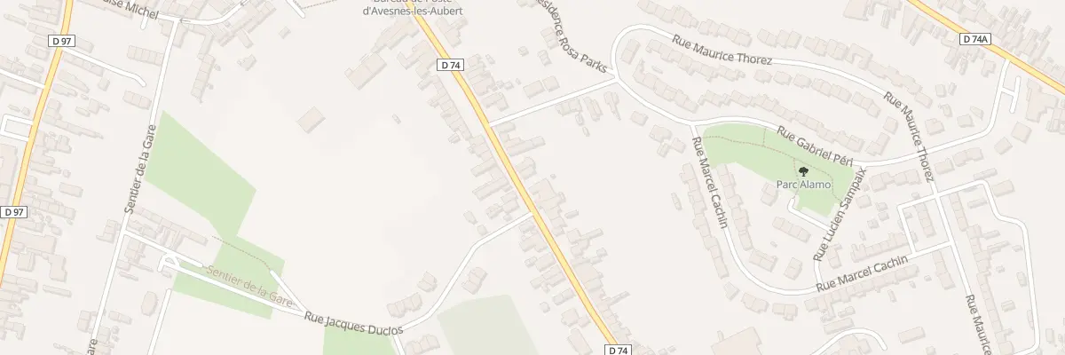 Plan du 72 Rue Sadi Carnot à Avesnes-les-Aubert