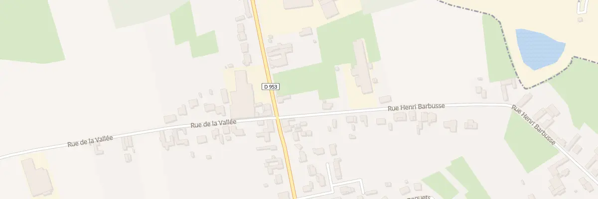 Plan du 33 Rte d’Hasnon à Millonfosse