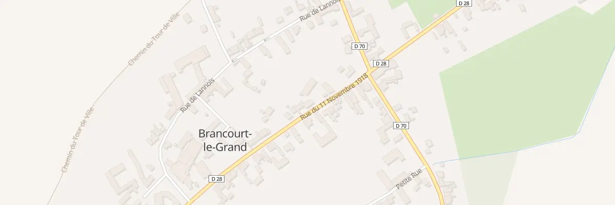 Plan du 17 Rue du 11 Nov 1918 à Brancourt-le-Grand