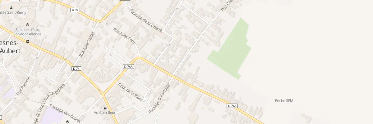 Plan du 22 Rue Henri Barbusse à Avesnes-les-Aubert