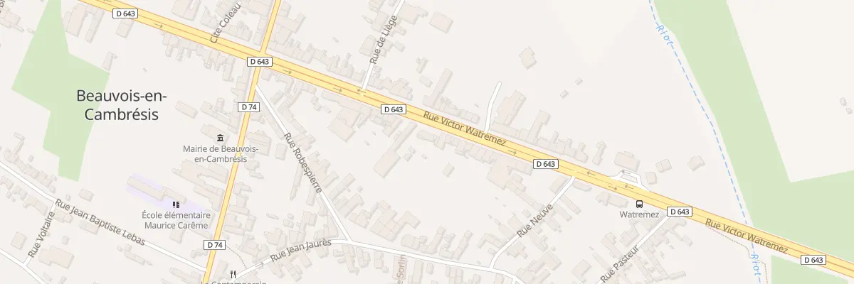 Plan du 30 Rue Victor Watremez à Beauvois-en-Cambrésis