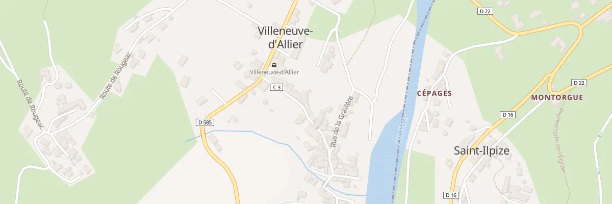 Plan du 5052 Le Bourg à Villeneuve-d’Allier