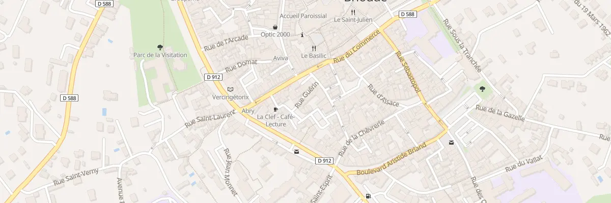 Plan du 7 Rue Guérin à Brioude