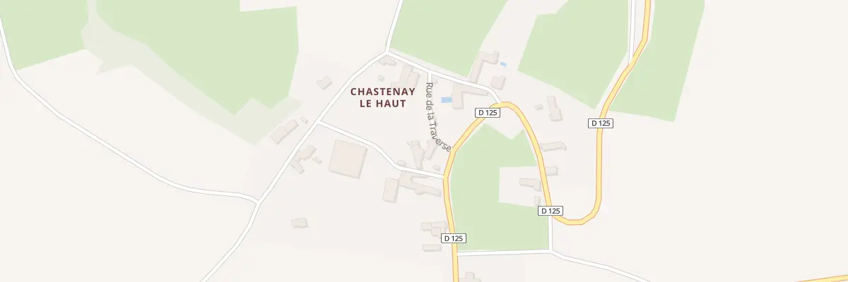Plan du 1 Rue de la Traverse - Chastenay à Ouanne