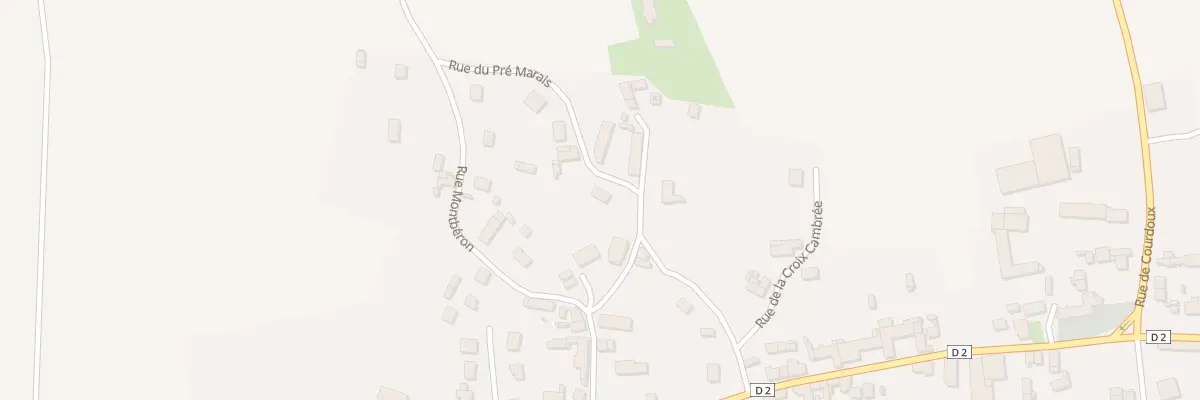 Plan du 1 Rue du Pré Marais à Grand-Rozoy