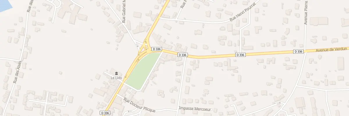 Plan du 13T Rue Mercoeur à Lezoux