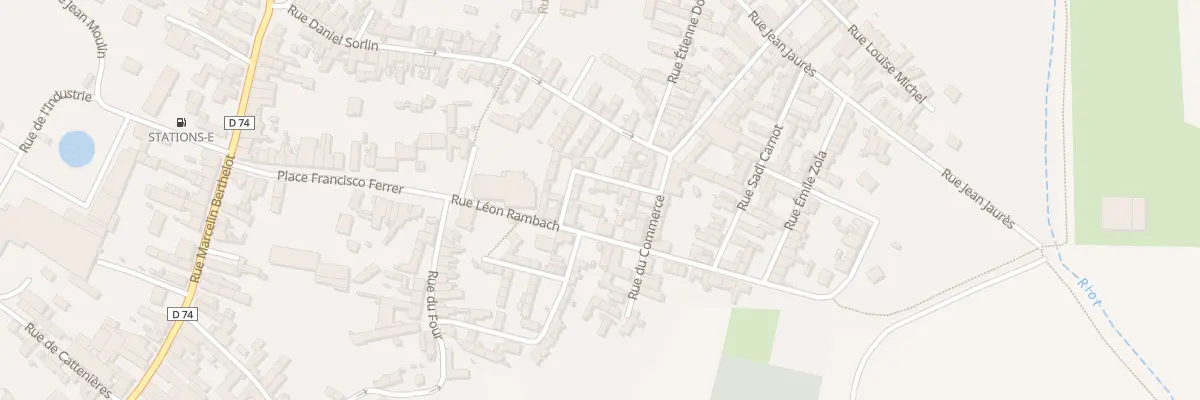 Plan du 7 Rue du Centre à Beauvois-en-Cambrésis