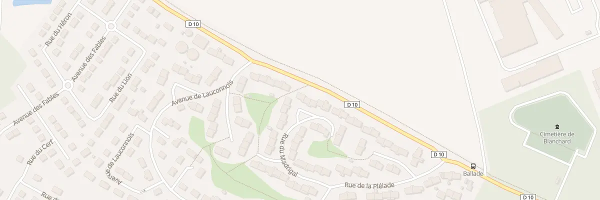 Plan du 34 Rue du Madrigal à Château-Thierry
